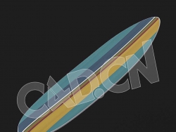 C4D冲浪板模型 Surfboard 3d model
