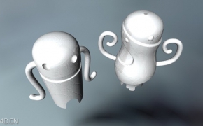 调味瓶C4D模型 Sale pepe