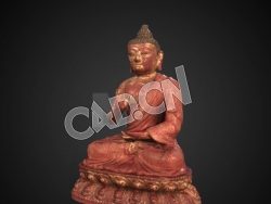 C4D北方不空成就佛佛像模型 Chinese Amoghasiddhi Buddha, 1403 1424 CE