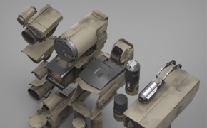 vitalybulgarov超强机械设备3D模型合辑BLACK PHOENIX FULL 3D KitBash Library