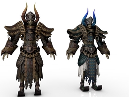 骷髅船长C4D游戏角色模型 Skullcaptain 3dmodel