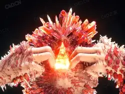 寄生生物晶体生长 Parasite