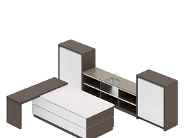 整体厨房厨柜c4d模型Kitchen cabinet - 054