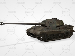 虎式重型坦克 Panzerkampfwagen VI Ausf. B 3d model