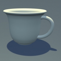 茶杯C4D模型 Cup