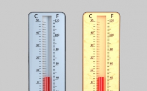 温度计C4D模型（XP控制） thermometer