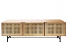 Hans K品牌金属脚球拍电视柜3D模型素材下载Racquet TV Console Metal Legs by Hans K