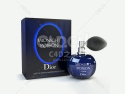 法国毒药香水瓶C4D模型Poison