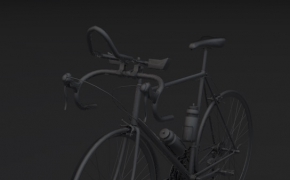 自行车C4D模型 3D model of bicycle