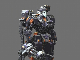 外星机器人C4D模型 robot