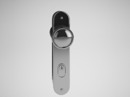 一体手握式门把手C4D模型下载 Door model
