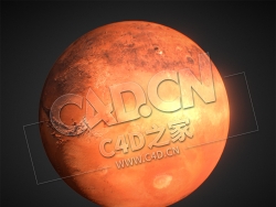 C4D火星模型 Mars