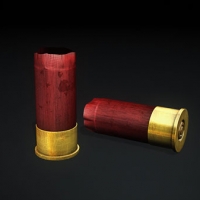 猎枪子弹壳C4D模型 Shotgun Shell