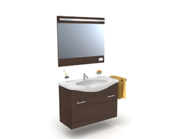洗手台C4D模型 -027 bathroom 3d model