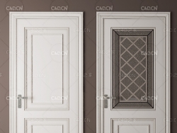 欧式实木门 玻璃门 Classic door