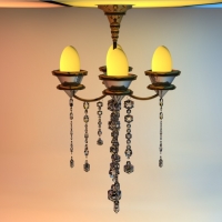 水晶吊灯3D模型 Crystal lamp 3D model