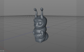 电视剧花千骨《糖宝》高精度C4D模型和3D打印机文件