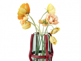 威尼斯风格花瓶（配鲜花）3D模型素材下载Sestiere Vase with Flowers by Cassina
