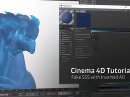 C4D调出真实的SSS材质 Cinema 4D How to Fake Subsurface Scattering (SSS) Tutorial