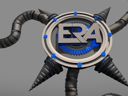 ERA 科幻LOGO C4D模型 Shuriken
