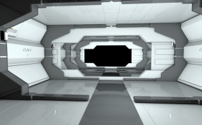 科幻机仓C4D模型 C4D Sci-Fi 3D Room