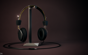 耳机C4D模型 Cinema 4D Headphones Model