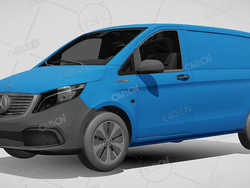 梅赛德斯奔驰货车2021款C4D汽车模型下载