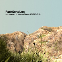 石头C4D模型（含RockGen 092插件/r9-r11）