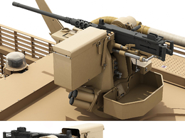 装甲车重机枪3D模型 Kongsberg Protector 151 RWS