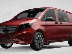 梅赛德斯奔驰旅行车2021款C4D汽车模型下载