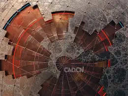C4D实用工程第2季：创意科幻转盘C4D工程文件 c4d project
