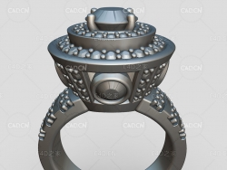 女性钻戒C4D模型 Avalon Kimi