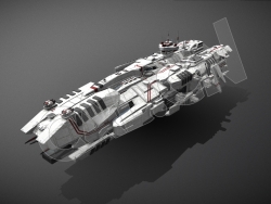 科幻太空战舰模型 Space Battleship