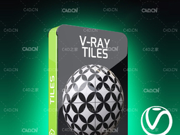 C4D FOR VRAY瓷砖材质合集 V-Ray Tiles Texture Pack for Cinema 4D