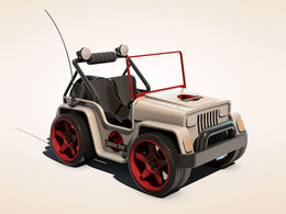卡丁车C4D模型 Go Kart C4D Model