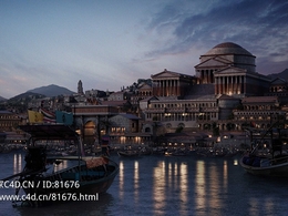 罗马帝国风格建筑模型Roman Empire – Premium 3D Assets KitBash3D