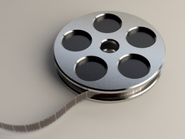 电影胶片卷轴C4D模型 Film Spool 3D Model