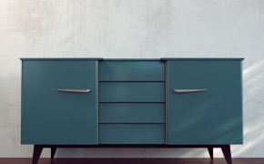 墙角边柜子C4D模型 LUX SIDEBOARD