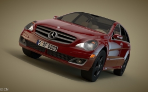 奔驰R级轿车C4D模型 Mercedes R-Class