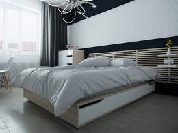 C4D Corona Render室内模型：卧室C4D模型 Bedroom 3d model Corona Render