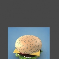汉堡C4D模型 Burger