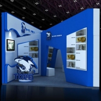 会展模型/展位模型：小鲨鱼工具展3D模型