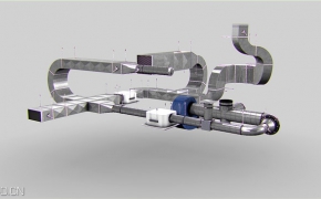 C4D通风管道模型插件预设 The Pixel Lab Air Duct Generator for Cinema 4D含教程