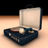 电唱机3D模型 RECORD PLAYER