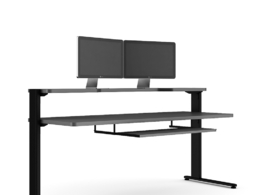 后期处理双显示器工作台