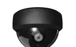 监控摄像头C4D模型 360度全景摄像头3D模型 ROUND SECURITY CAM 3d model