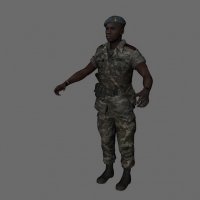 国外军人：实用进阶军事指挥官C4D模型 Warlord