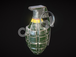 C4D MK2手榴弹模型 MK2 Grenade