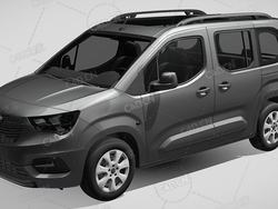 欧宝旅行车面包车商务车2021款C4D汽车模型下载