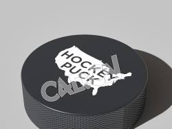 冰球C4D模型 Hockey-Puck